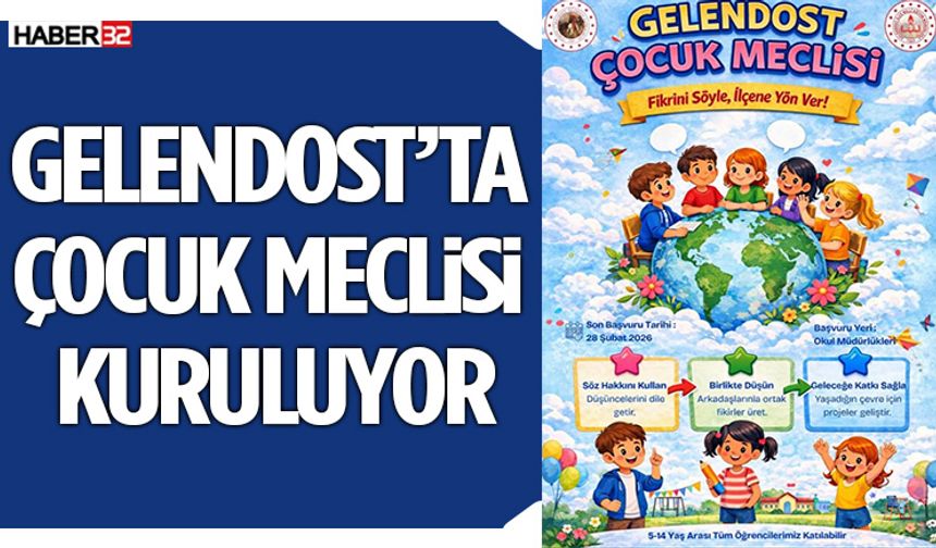 Gelendost’ta Çocuk Meclisi Kuruluyor