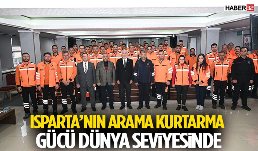 Isparta’nın Arama Kurtarma Gücü Dünya Seviyesinde