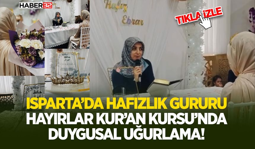 Hayırlar Kur’an Kursu’nda Duygusal Uğurlama!
