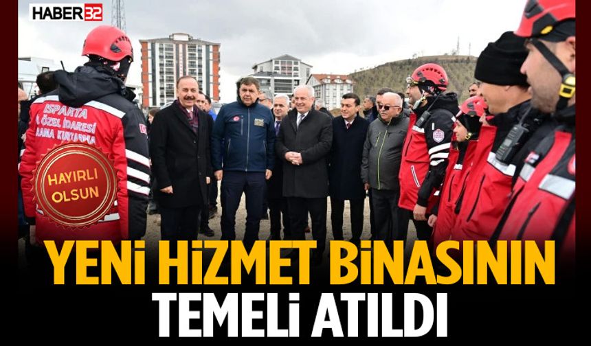 Yeni Hizmet Binasının Temeli Atıldı!