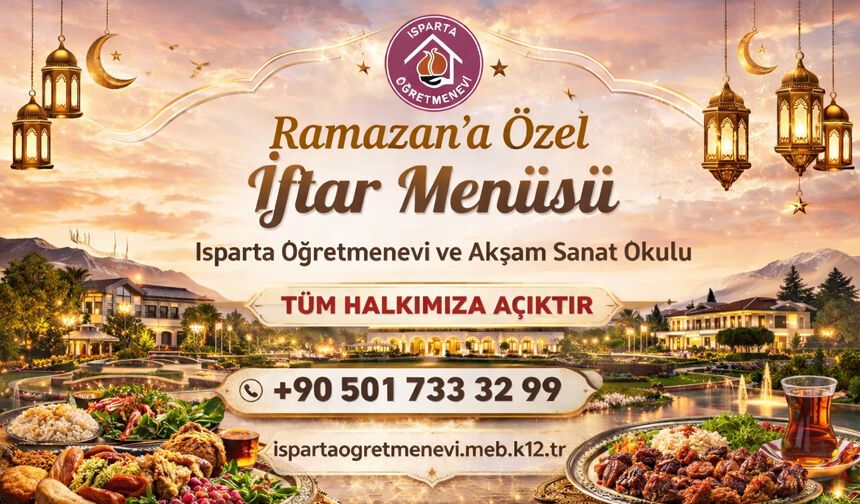 Isparta Öğretmenevi bu yılda yine iftarda iddialı