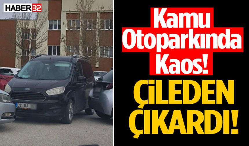 Bencil Sürücü Kamu Otoparkında Zor Anlar Yaşattı