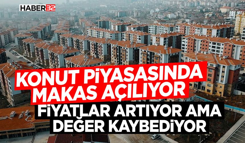 Konut Piyasasında Makas Açılıyor