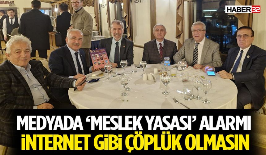Medyada ‘Meslek Yasası’ Alarmı: İnternet Gibi Çöplük Olmasın