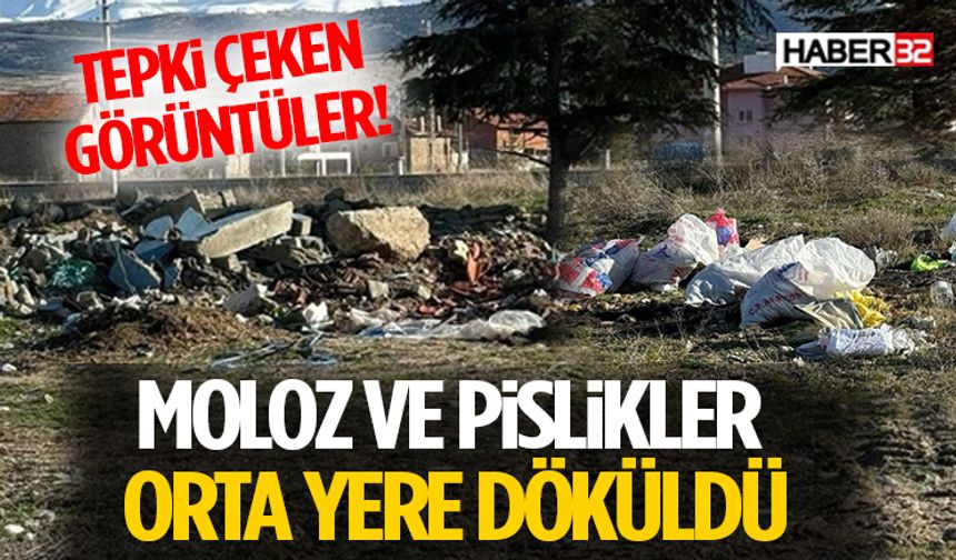 Kuleönü’nde Tepki Çeken Görüntüler: Moloz ve Pislikler Orta Yere Döküldü