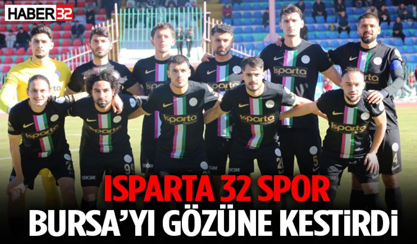 Isparta 32 Spor Rövanşı Vermek İstemiyor