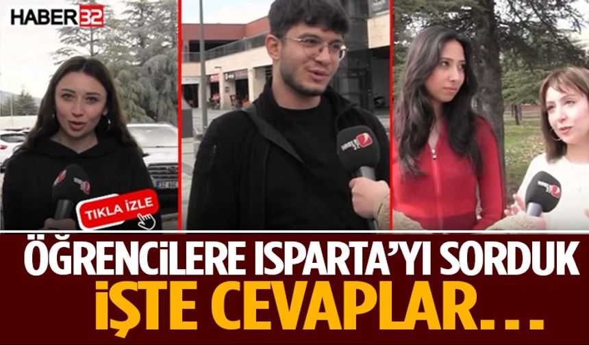 Öğrenciler Isparta’yı Anlattı Cevaplar Şaşırttı