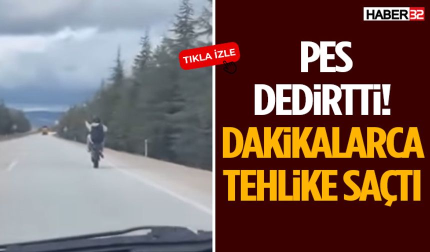 Pes Dedirtti! Dakikalarca Tehlike Saçtı