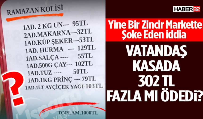 Vatandaş Kasada 302 Tl Fazla Mı Ödedi?