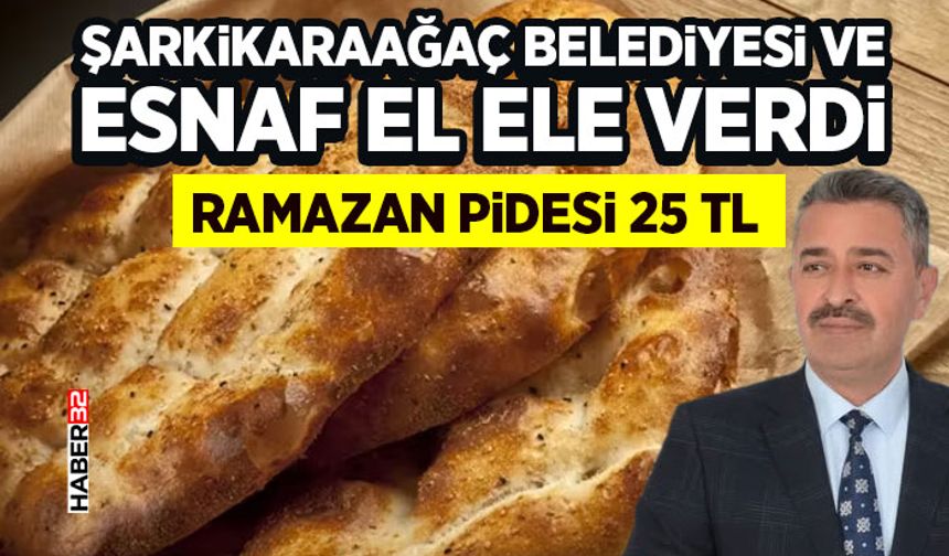 Şarkikaraağaç Belediyesi ve Esnaf El Ele Verdi
