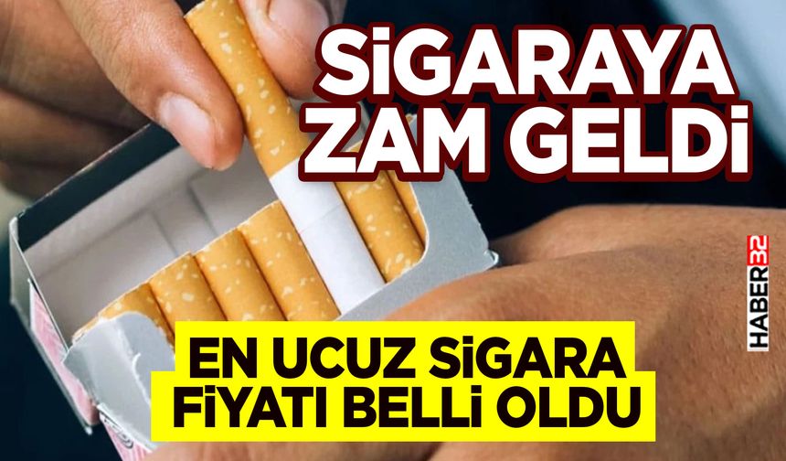 Sigaraya zam geldi- En ucuz sigara fiyatı belli oldu