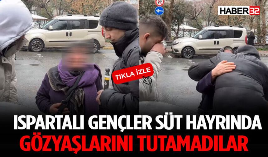 Süt Hayrında Gözyaşlarını Tutamadılar