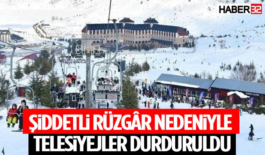 Şiddetli Rüzgâr Nedeniyle Mekanik Tesisler Kapatıldı