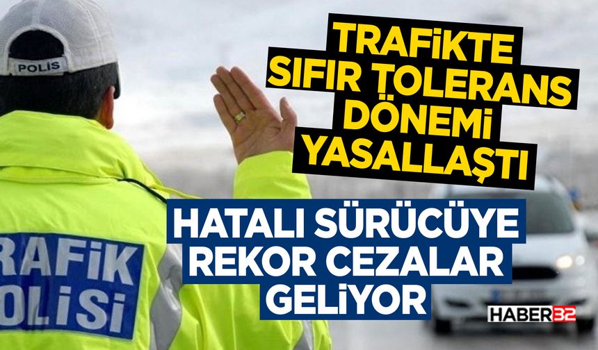 Hatalı Sürücüye Rekor Cezalar Geliyor!