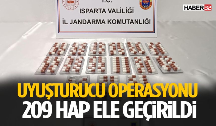Gönen’de Uyuşturucu Operasyonu: 209 Hap Ele Geçirildi