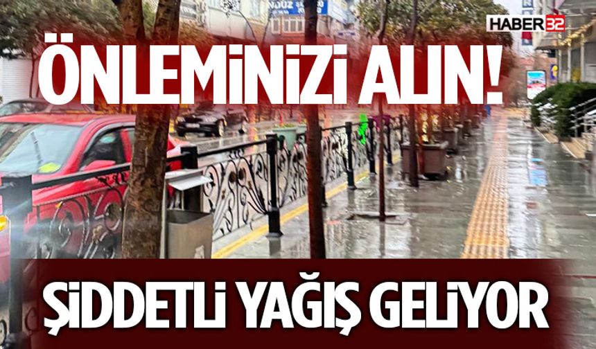 Isparta’da Şiddetli Yağış Geliyor, Önleminizi Alın!