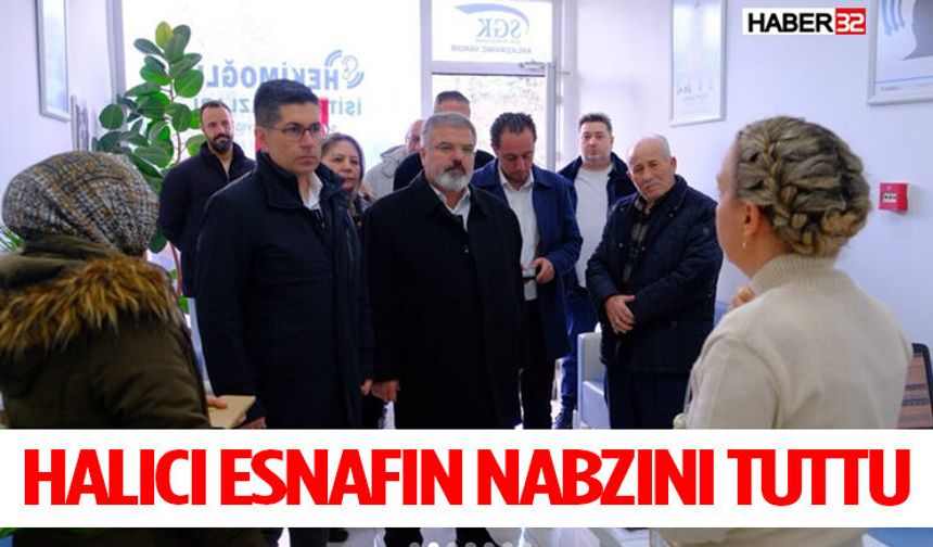 Halıcı Esnafın Nabzını Tuttu