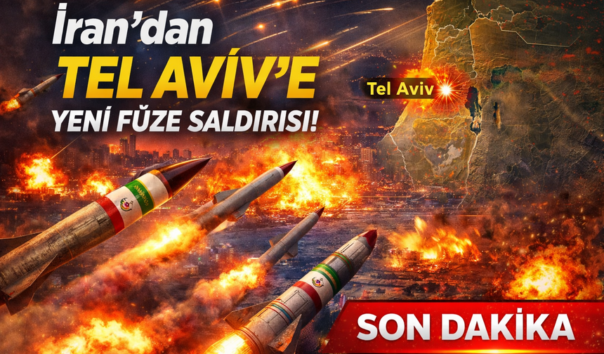 İran’dan Tel Aviv’e Yeni Füze Saldırısı: Gece Boyunca Sirenler Çaldı