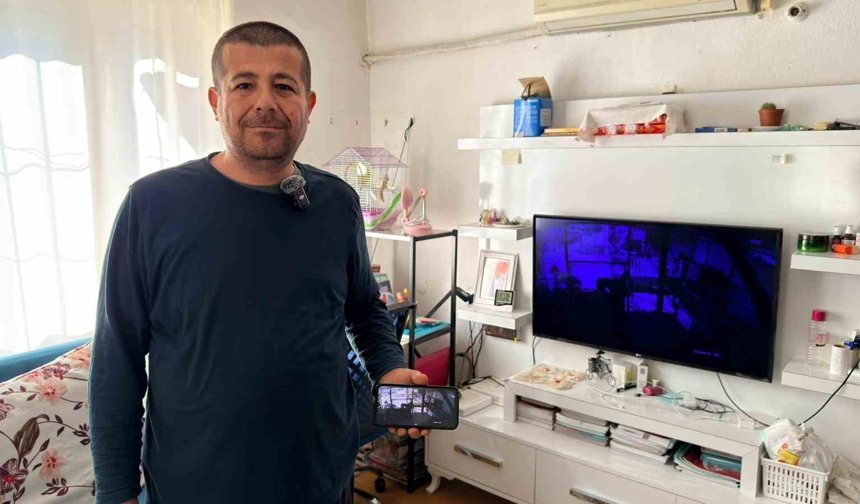 Keçilerine olan sevgisini teknolojiyle birleştirdi, anbean onları izliyor