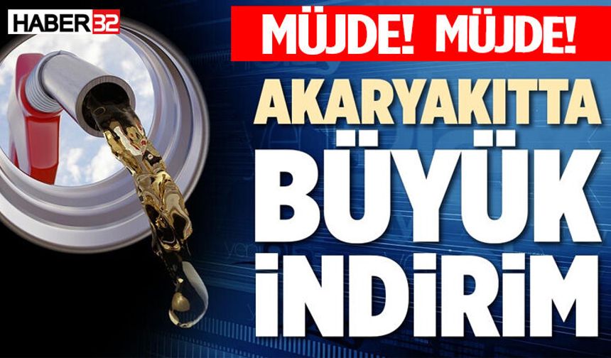 Akaryakıt Fiyatına Çifte İndirim! Benzin Ve Motorinde Tabela Değişti