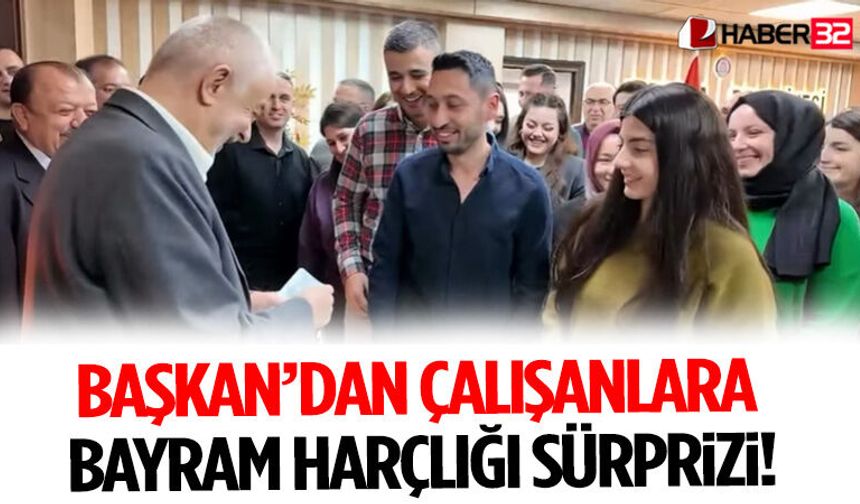 Isparta Belediyesi’nden Çalışanlara Bayram Sürprizi