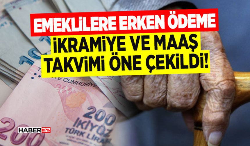 İkramiye ve Maaş Takvimi Öne Çekildi!