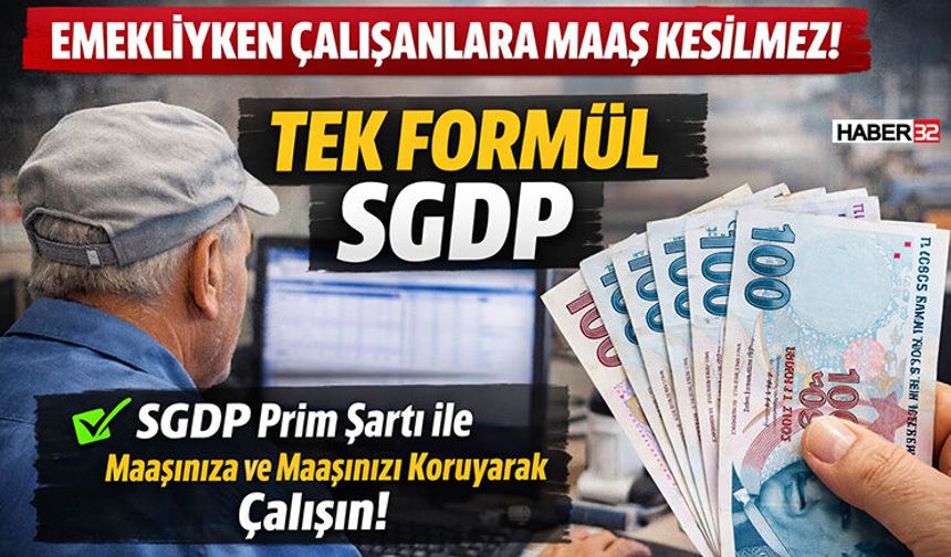 Emekliyken Çalışanlar Maaşını Kaybetmesin: Tek Formül SGDP