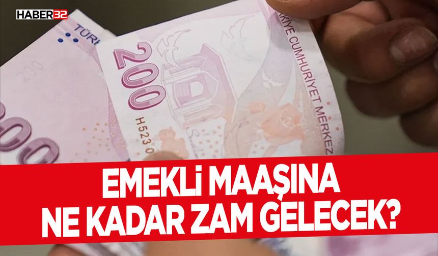 Emekli maaşına ne kadar zam gelecek?