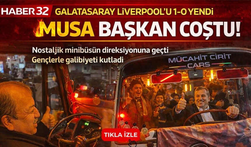 Galatasaray’ın Liverpool Galibiyeti Isparta’da Coşkuyla Kutlandı