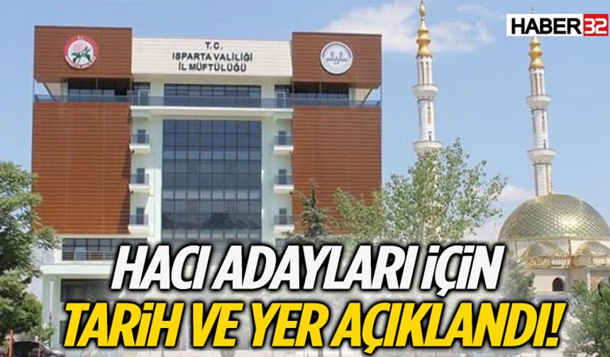 Hacı Adaylarının Dikkatine! Isparta’da Hac Hazırlık Kursu Düzenleniyor