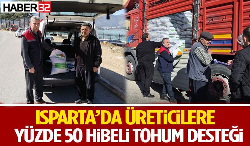 Üreticilere Yüzde 50 Hibeli Tohum Desteği!