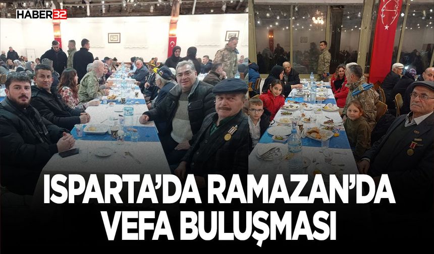 Isparta’da Ramazan’da Vefa Buluşması