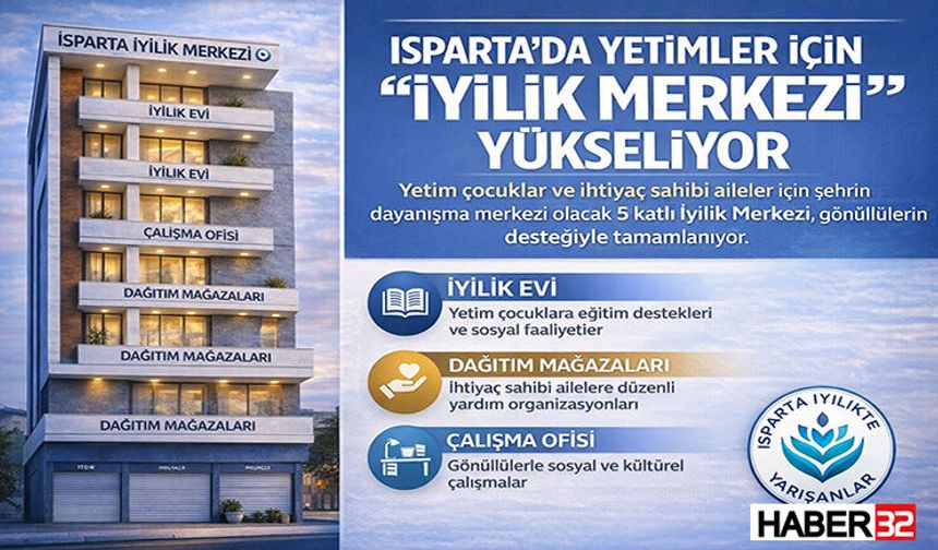 Isparta’da Yetimler İçin “İyilik Merkezi” Yükseliyor