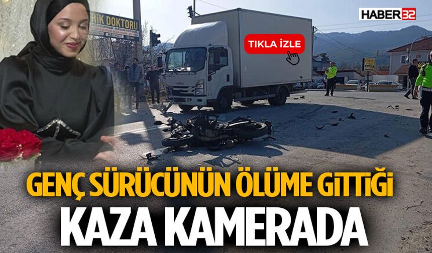 GENÇ SÜRÜCÜNÜN ÖLÜME GİTTİĞİ KAZA KAMERADA