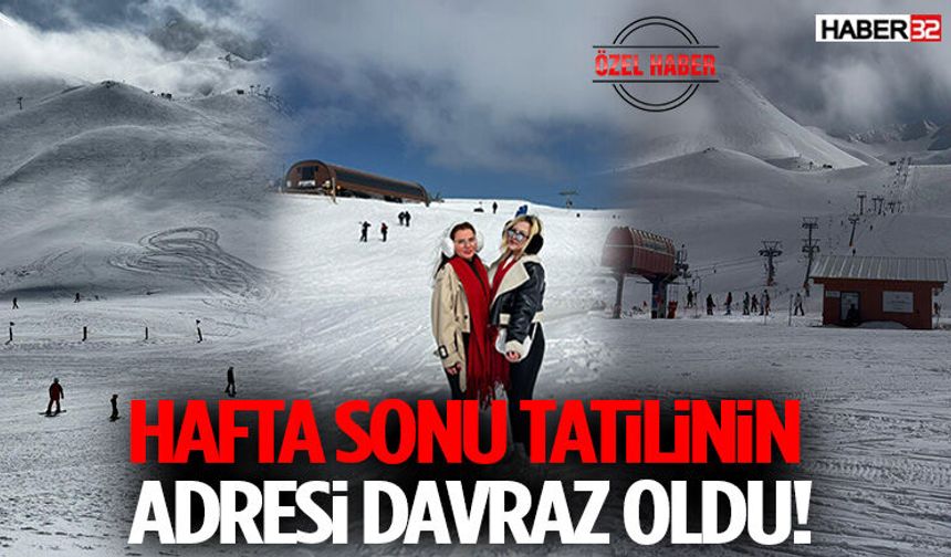 Davraz Kayak Merkezi Hafta Sonu Ziyaretçi Akınına Uğradı