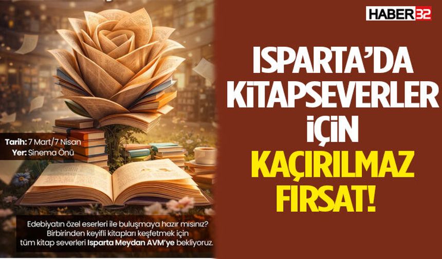 Isparta’da Kitapseverler İçin Kaçırılmaz Fırsat!