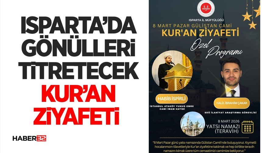 Isparta’da Gönülleri Titretecek Kur’an Ziyafeti