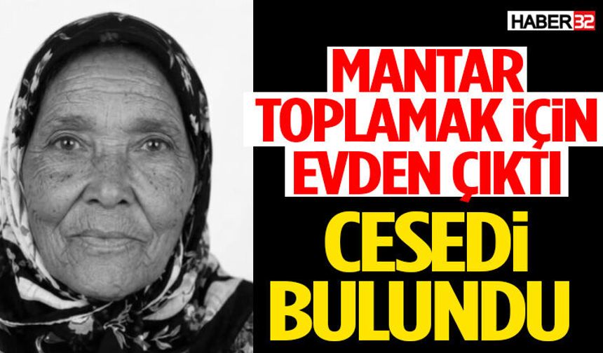 Mantar Toplamak İçin Evden Çıktı Kötü Haber Geldi!