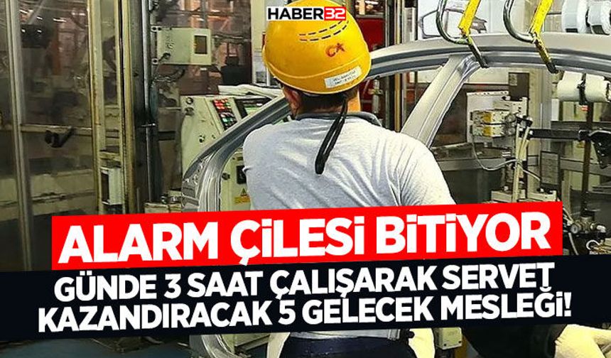 Günde 3 Saat Çalışarak Servet Kazandıracak 5 Gelecek Mesleği!