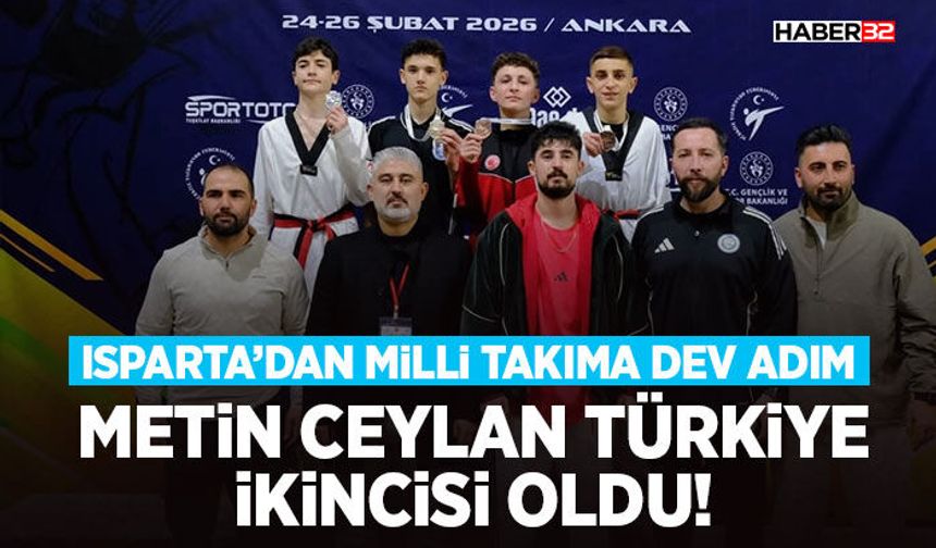Isparta’dan Milli Takıma Dev Adım