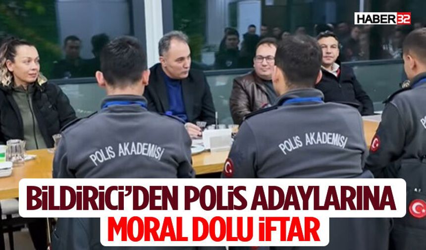 Emniyet Müdürü Bildirici Polis Adaylarıyla İftar Sofrasında Buluştu