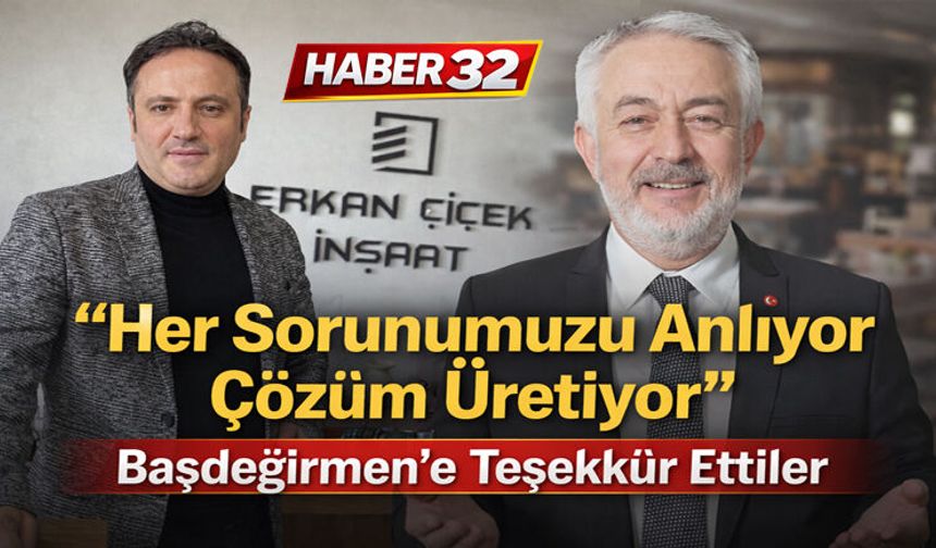 Müteahhitlerden Başkan Başdeğirmen’e özel teşekkür