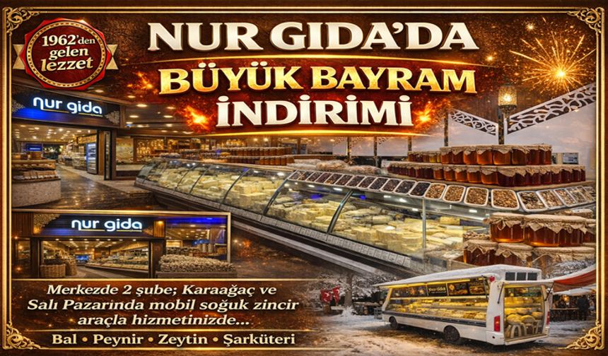 Nur Gıda'da Bayram İndirimleri Başladı..