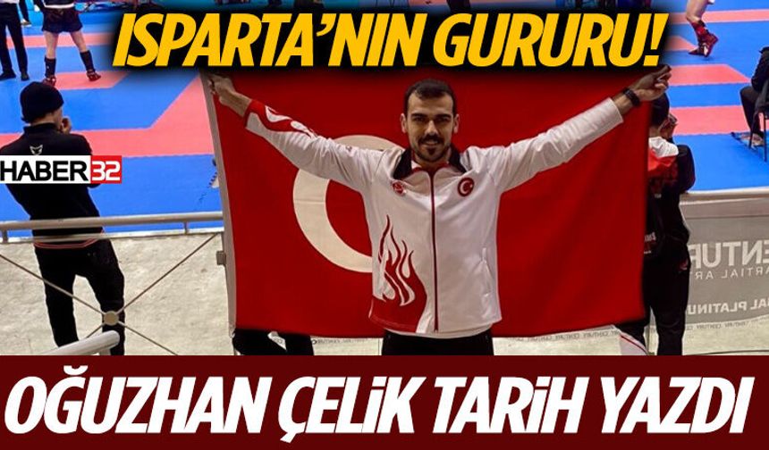 Isparta’ya uluslararası gurur: Oğuzhan Çelik dünya üçüncüsü oldu