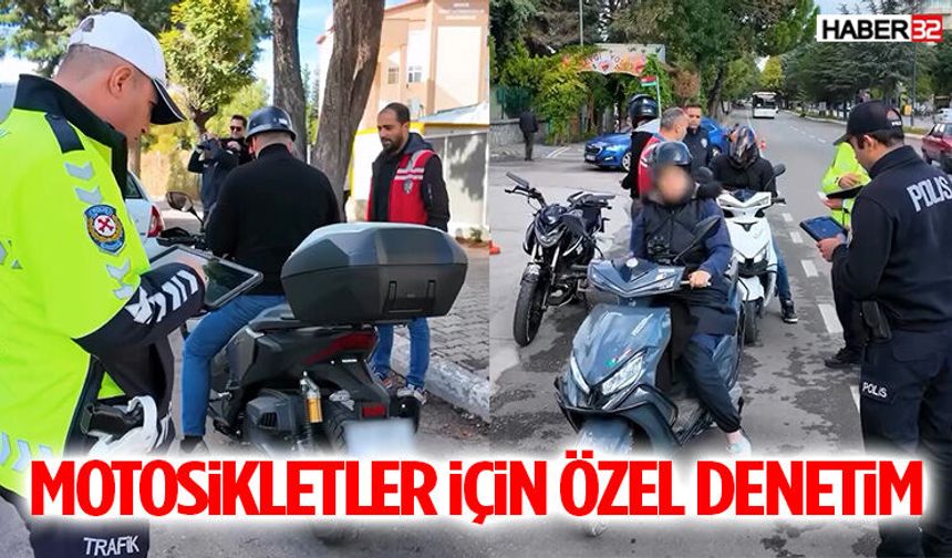 Motosikletler İçin Özel Denetim