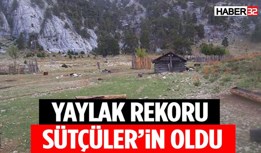 Isparta’da En Büyük Yaylak Alan Sütçüler’de