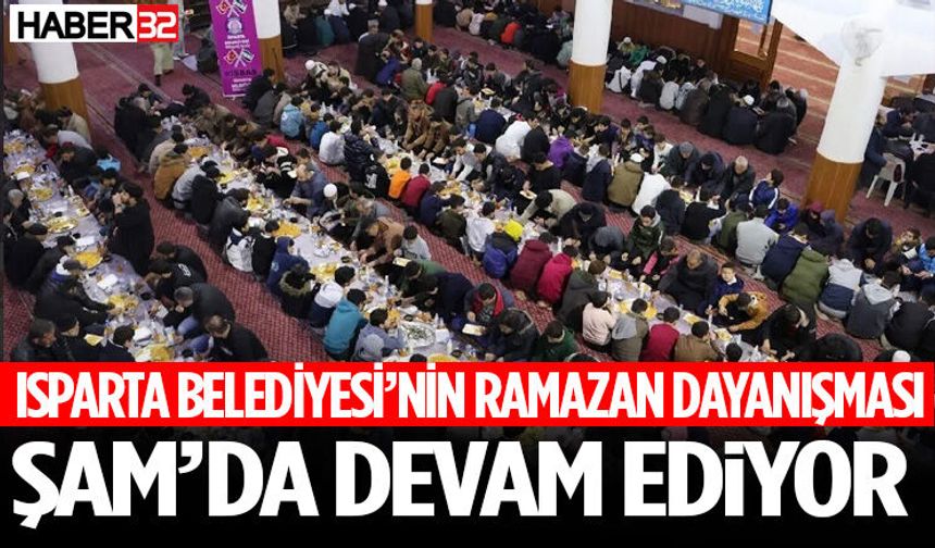 Ramazan dayanışması Şam’da devam ediyor