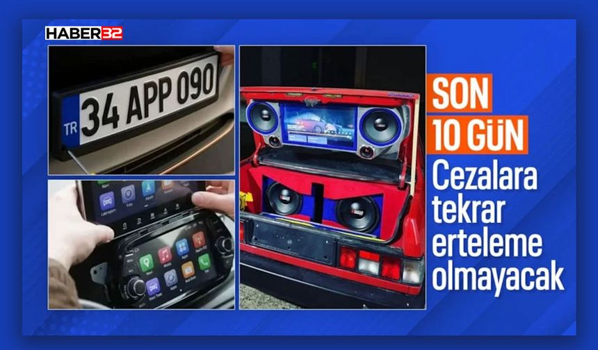Trafikte "Modifiye" Devri Kapanıyor: 1 Nisan Son Durak!
