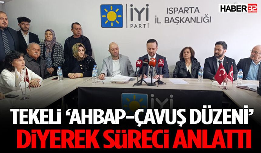 Tekeli ‘Ahbap-Çavuş Düzeni’ Diyerek Süreci Anlattı