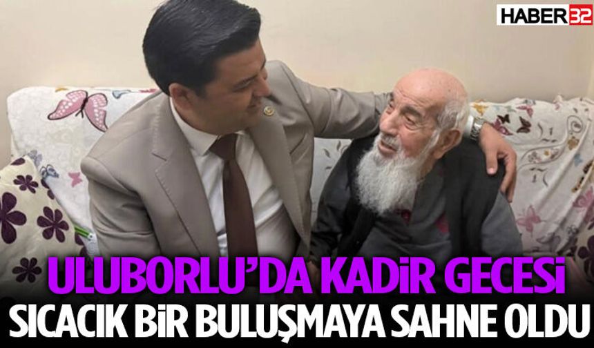 Uluborlu’da Kadir Gecesi Sıcacık Bir Buluşmaya Sahne Oldu